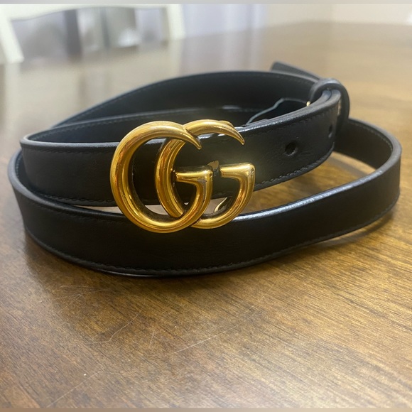 Gucci Accessories - Black Gucci belt 85 cm (34 in)